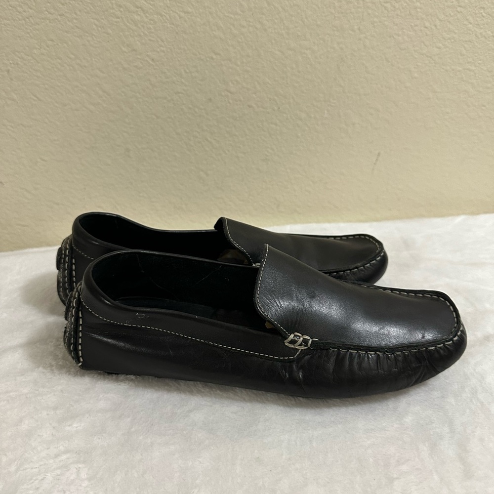 Black Leather women’s loafer - Picture 2 of 10